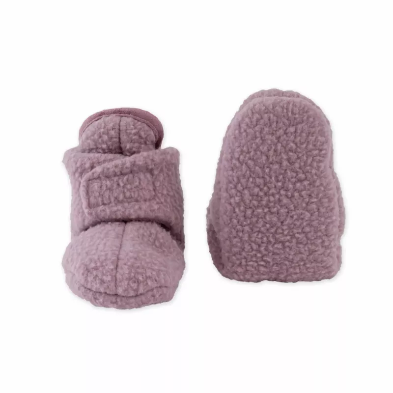 Lodger Slipper Teddy kūdikių šlepetės, rausvos, 3-6 mėn.