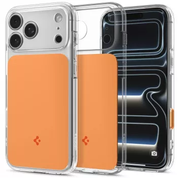 Spigen Ultra Hybrid T Mag MagSafe dėklas iPhone 17 Pro Max / 18 Pro Max - blizgus oranžinis