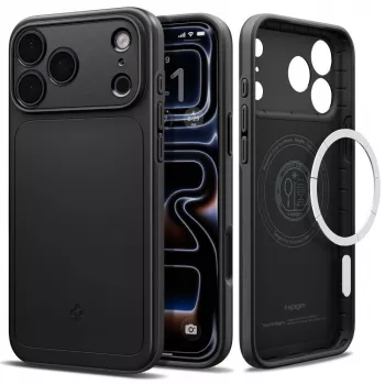 Spigen Thin Fit MagSafe dėklas iPhone 18 Pro / 17 Pro - juodas