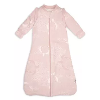 Lodger Hopper Matcha Turtle kūdikių miegojimo maišas su nuimamomis rankovėmis, Powder, 50/62
