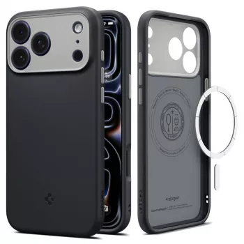 Spigen Nano Pop Mag MagSafe dėklas iPhone 18 Pro / 17 Pro - Black Sesame
