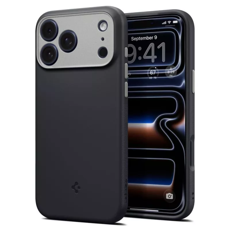 Spigen Nano Pop Mag MagSafe dėklas iPhone 18 Pro / 17 Pro - Black Sesame