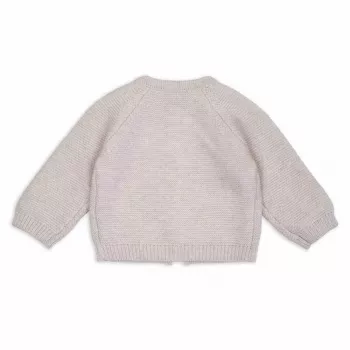 Lodger Topper Knit Merino vilnos kūdikių striukė, beržo spalvos, 56 dydis