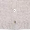 Lodger Topper Knit Merino vilnos kūdikių striukė, beržo spalvos, 56 dydis