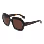 Ferragamo SF2068SE-242 moteriški katės akies formos akiniai nuo saulės, Havana/Rudi gradientiniai, 54 mm