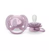 Philips Avent Ultra Soft DECO žindukas 6-18 mėnesių, 1 vnt., mergaitėms