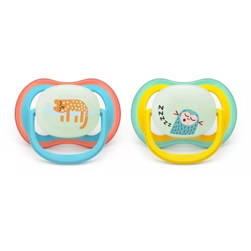 Philips Avent Ultra Air Night žindukas 18m+ Neutral, 2 vnt.