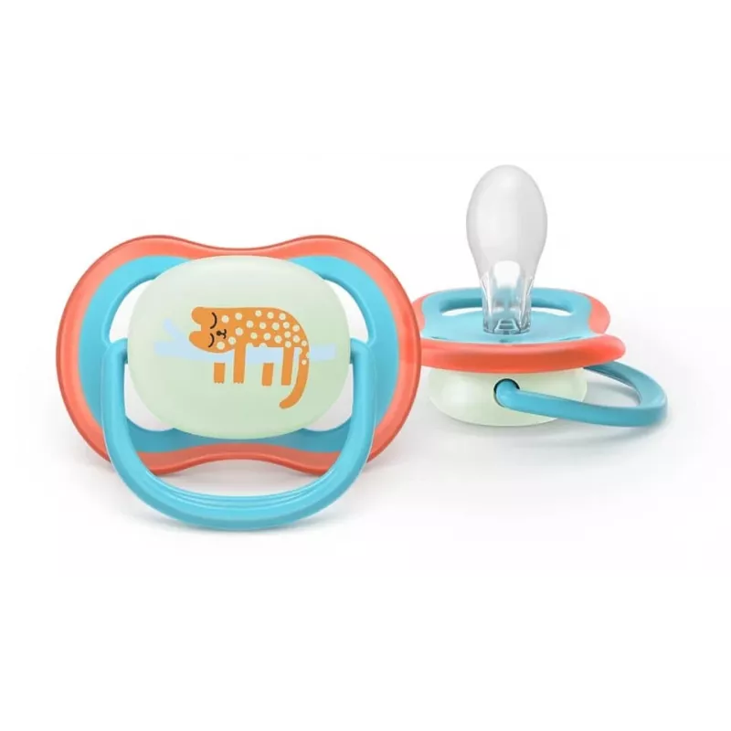 Philips Avent Ultra Air Night žindukas 18m+ Neutral, 2 vnt.