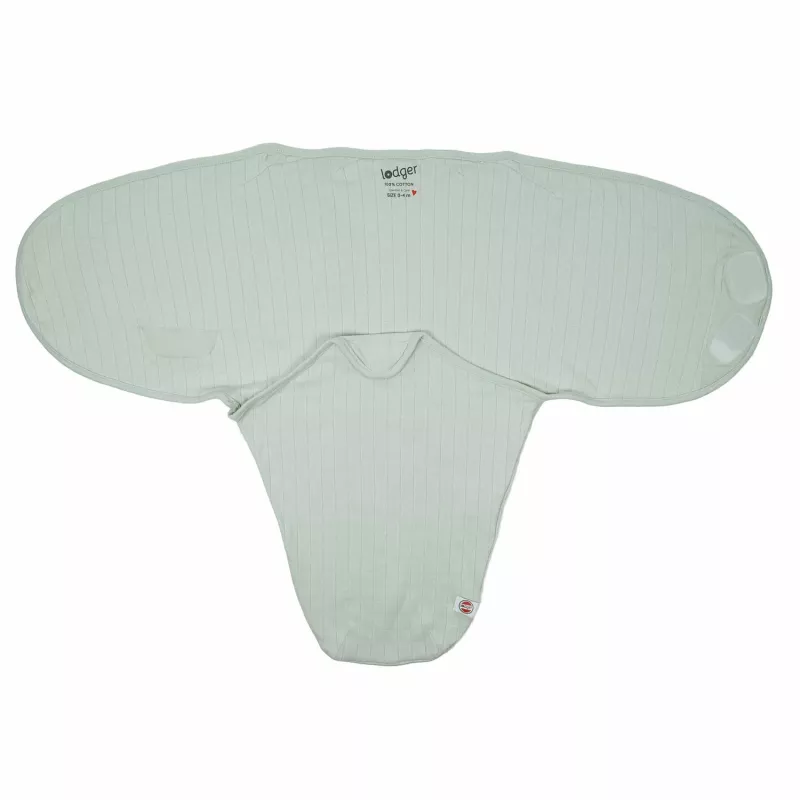 Lodger Bundler Solid Cotton kūdikio vystyklavimo įklotėlis, mėtų spalvos
