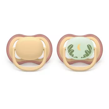 Philips Avent Ultra Air dienos ir nakties čiulptukas, 0-6 mėn., 2 vnt. rinkinys
