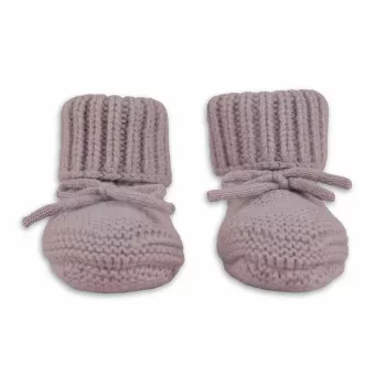 Lodger Slipper Merino Wool kūdikių šlepetės, rožinės, 0-6 mėn.