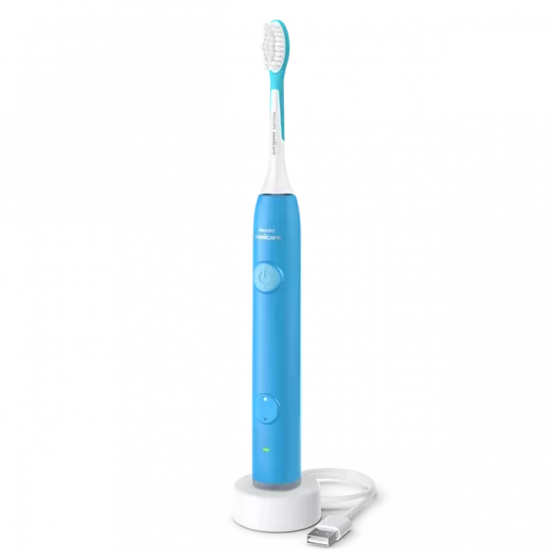 Philips Sonicare for Kids Bluetooth Connected Sonic elektrinis dantų šepetėlis HX6600/12, mėlynas