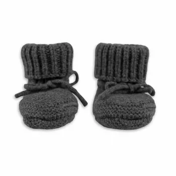 Lodger Slipper Merino Wool kūdikių šlepetės, Pigeon, 0-6 mėn.