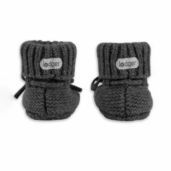 Lodger Slipper Merino Wool kūdikių šlepetės, Pigeon, 0-6 mėn.