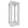 DSIT 42U 19 inch serverinė spinta, perforuotos dvigubos priekinės ir galinės durys, balta, 800x1000x2000mm (DS8042DD-W)