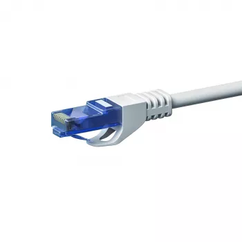 DSIT CAT6a U/UTP Ethernet tinklo kabelis, 100% varis, 1,5 m, baltas DC-U6A2-015