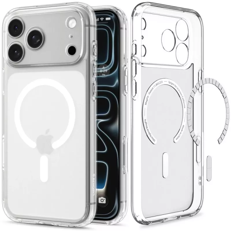 SPIGEN Ultra Hybrid MagSafe dėklas iPhone 17 Pro Max / 18 Pro Max - Frost White