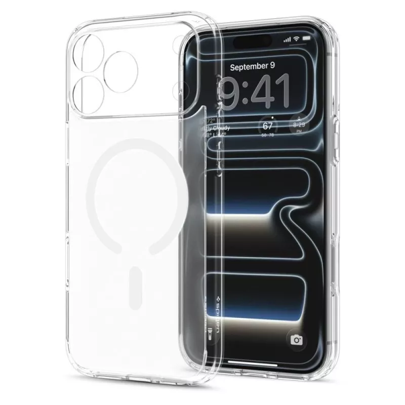 SPIGEN Ultra Hybrid MagSafe dėklas iPhone 17 Pro Max / 18 Pro Max - Frost White