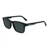 Lacoste Men's L997S-1 stačiakampiai akiniai nuo saulės, juodi/pilki, 54mm