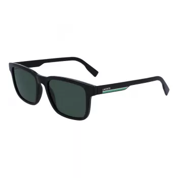 Lacoste Men's L997S-1 stačiakampiai akiniai nuo saulės, juodi/pilki, 54mm