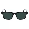 Lacoste Men's L997S-1 stačiakampiai akiniai nuo saulės, juodi/pilki, 54mm