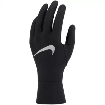 Nike Dri-FIT Accelerate moteriškos bėgimo pirštinės juodos S dydžio