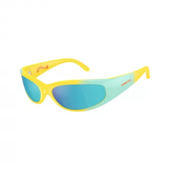 Arnette AN4302-30201U unisex stačiakampiai akiniai nuo saulės, matiniai juodi rėmeliai, tamsiai pilki lęšiai, 62-16-125 mm
