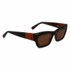 Longchamp LO763S-211 moteriški akiniai nuo saulės, Havana rėmeliai, rudi gradientiniai lęšiai, 53 mm