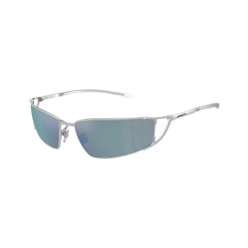 Arnette AN3093 736-Y7 vyriški stačiakampiai akiniai nuo saulės, matiniai juodi rėmeliai, tamsiai pilki lęšiai, 64mm