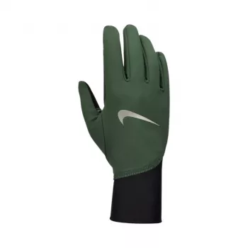 Vyrų Nike Pacer Midweight bėgimo pirštinės - žalios/juodos, dydis L