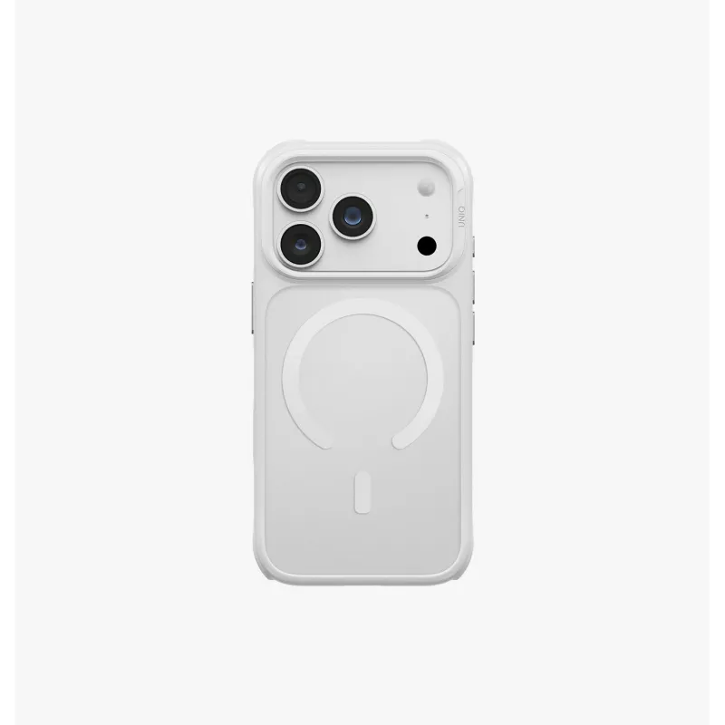 UNIQ Veren MagClick įkrovimo dėklas iPhone 18 Pro / 17 Pro - juodas