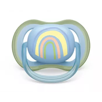Philips Avent Ultra Air Deco žindukas Rainbow 0-6M berniukams, 1 vnt.