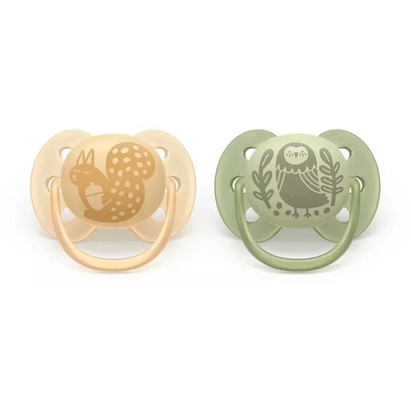 Philips Avent Ultra Soft DECO žindukas 6-18 mėn., 2 vnt. paketas