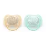 Philips Avent Ultra Soft DECO žindukas 0-6 mėn., 2 vnt., silikonas, be BPA, su sterilizavimo dėklu