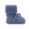 Lodger Slipper Merino Wool kūdikių šlepetės, Storm, 0-6 mėn.