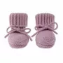 Lodger Slipper merino vilnos kūdikių šlepetės, rausvos, 0-6 mėn.
