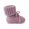 Lodger Slipper merino vilnos kūdikių šlepetės, rausvos, 0-6 mėn.