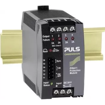 PULS DIMENSION PISA11.402 4 kanalų elektroninis saugiklių modulis 24V DC, 4x2A