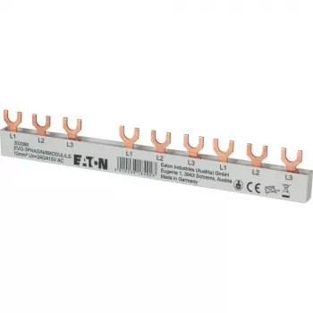 Eaton 3 fazių šakinis šyninis sujungimas 10mm² 6 moduliams 63A EVG3PHAS/N/6MODUL/LS 303366