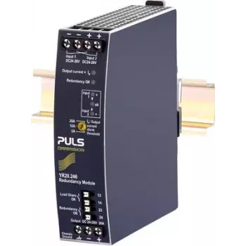 PULS YR20.246 Redundancy Module 24V DC 20A 1+1 Redundancy DIN Rail