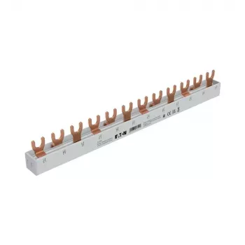 Eaton 3 fazių šakinis autobusas EVGK-3PHAS/12MODUL, 63A, 12 modulių, 10mm², xPole automatiniams jungikliams/RCD (EP-501069)