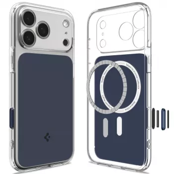 SPIGEN Ultra Hybrid T MagSafe dėklas iPhone 17 Pro Max / 18 Pro Max, matinė mėlyna