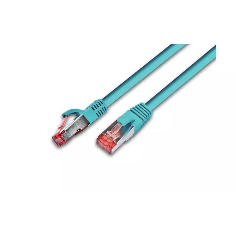 Wirewin S/FTP CAT6 0,25 m tinklo kabelis, turkio spalvos (PKW-PIMF-KAT6 0.25 TK)