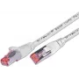 Wirewin CAT6 S/FTP tinklo kabelis, LSOH, baltas, 10 m, RJ45 PKW-PIMF-KAT6 10.0 WS