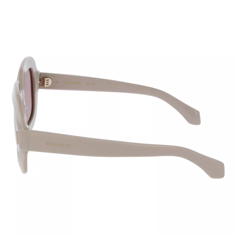 Ferragamo SF2068SE-259 moteriški akiniai nuo saulės - Havana rėmelis, rudi gradientiniai lęšiai, 54mm