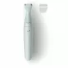 PHILIPS Essential Bikini šukuosenos trimmeris BRT398/15, saugus skutimas jautrioms zonoms, šlapias ir sausas, 3 ilgio nustatymai, maitinamas baterija, baltas su rožiniais akcentais