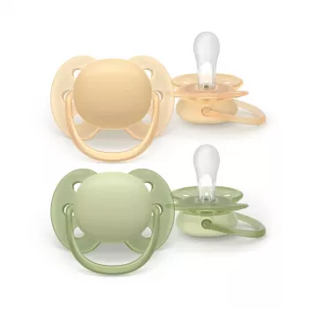 Philips Avent Ultra Soft čiulptukas 6-18 mėnesių, 2 vnt., berniukams