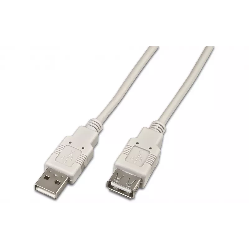 Wirewin USB A-A MF 3.0 GR USB prailginimo kabelis, 3 m, USB 2.0, pilkas