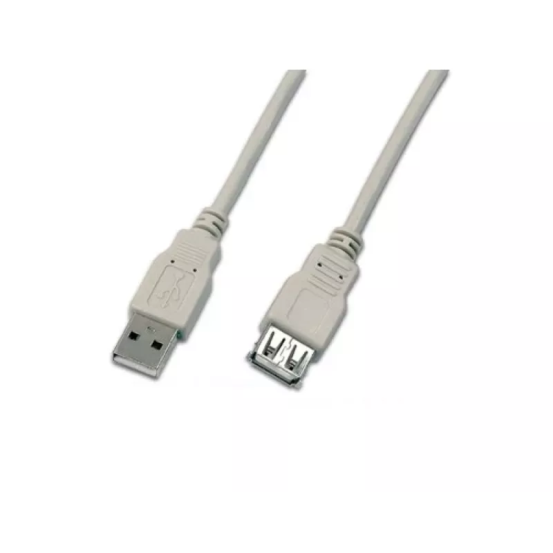 Wirewin USB A-A MF 3.0 GR USB prailginimo kabelis, 3 m, USB 2.0, pilkas