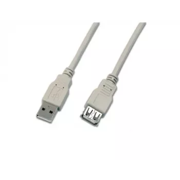 Wirewin USB 2.0 prailginimo kabelis A male į A female 5m pilkas USB A-A MF 5.0 GR